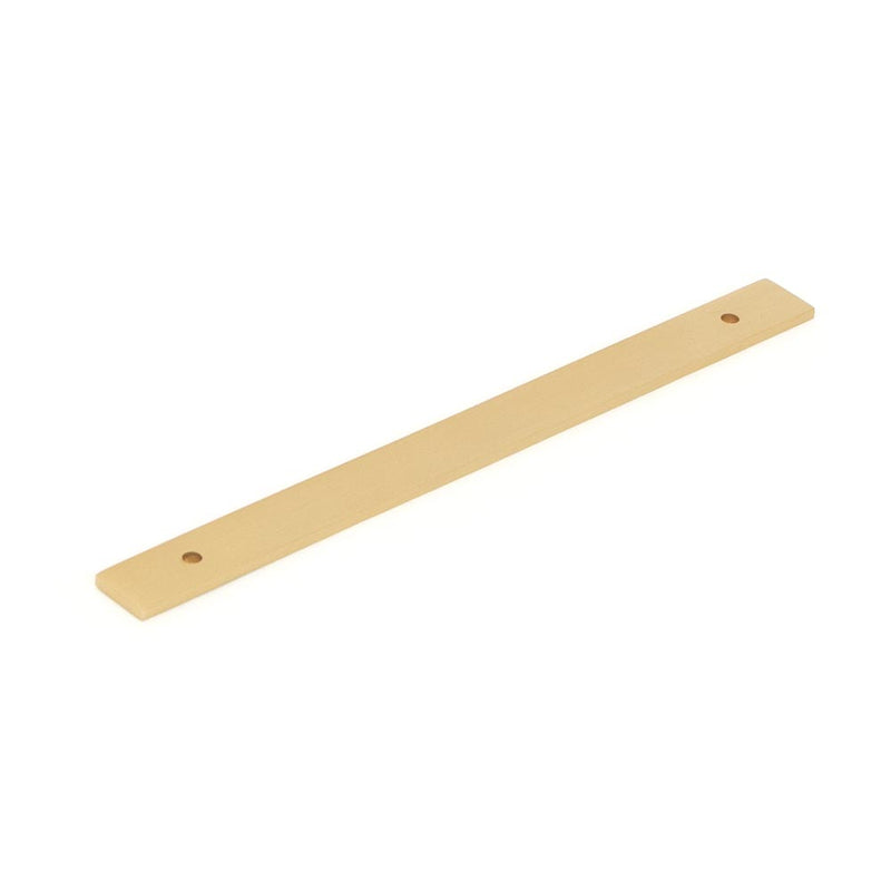 Momo Bellevue 160mm Solid Brass Plain Backplate Brushed Satin Brass