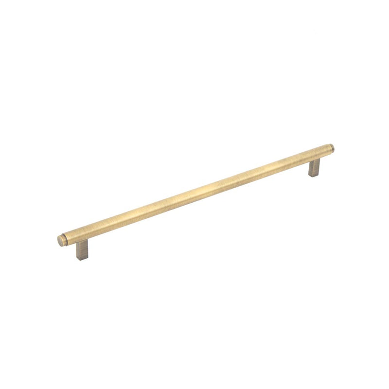 Momo Bellevue 320mm Solid Brass Plain Bar Pull Dark Brushed Brass