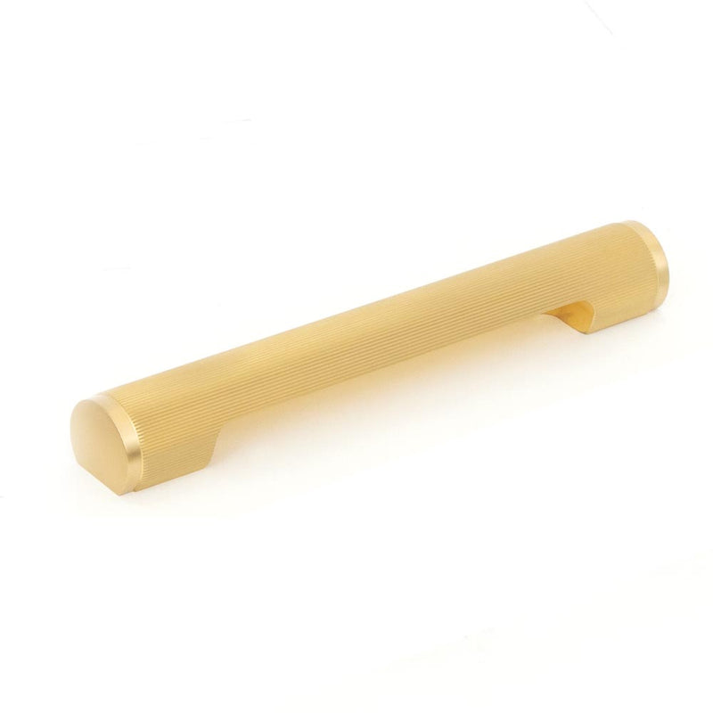 Momo Manhattan 160mm Solid Brass Lined Pull Handle Brushed Satin Brass