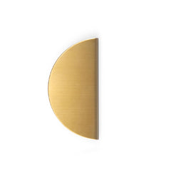 Momo Sola Half Round Lip Pull - 120mm - Brushed Brass