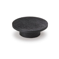 Momo Echo Round Timber Knob 60mm Black Woodgrain