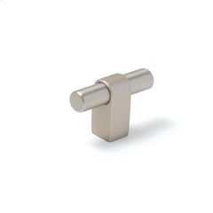 Momo Maida T Knob 52mm Dull Brushed Nickel