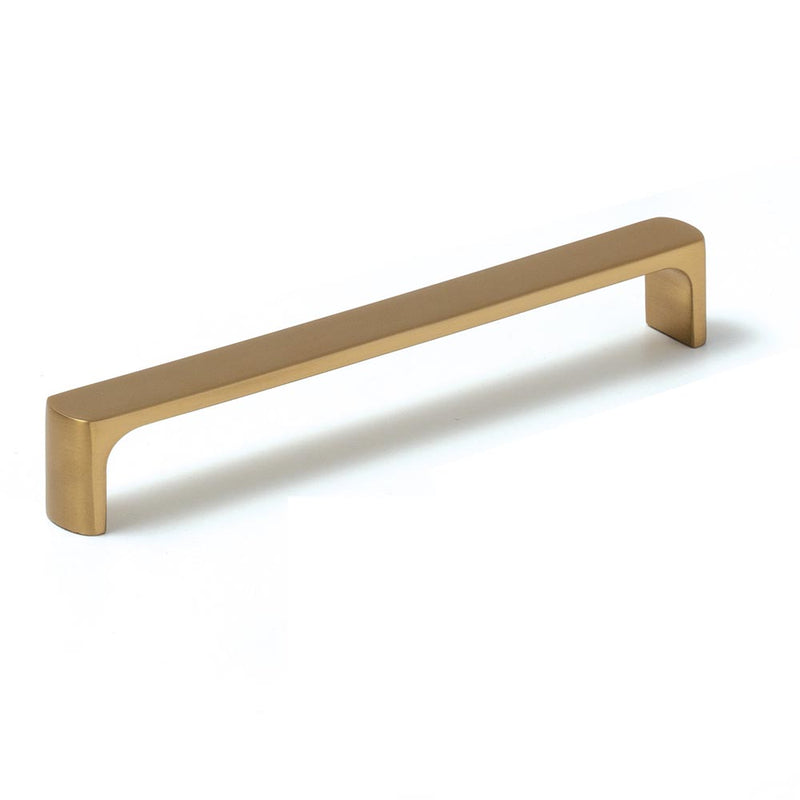 Momo Vena D Handle 160mm Brushed Satin Brass