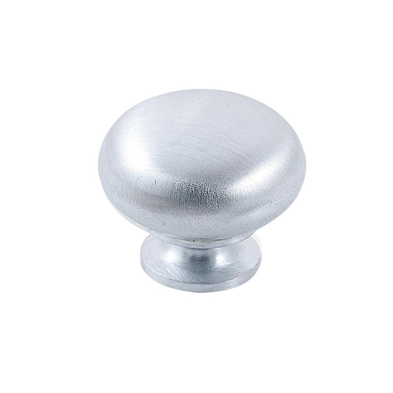 Momo Lugo Plain Knob 38mm Satin Chrome