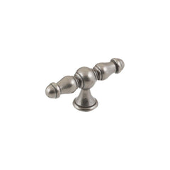 Momo Bordeaux T Knob Pewter