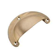 Drawer Pull Classic Large Unlacquered Satin Brass