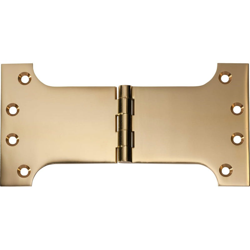 Hinge Parliament Polished Brass H100xW200mm