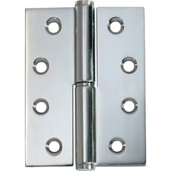 Hinge Lift Off Left Hand Chrome Plated H100xW75mm