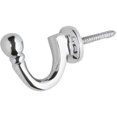 Curtain Tie Back Hook Standard Chrome Plated P45mm