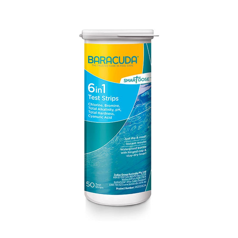 PH Test Strips 6 In 1 Baracuda