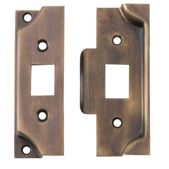 Rebate Kit to Suit Split Cam Tube Latch Antique Brass H95xW38mm