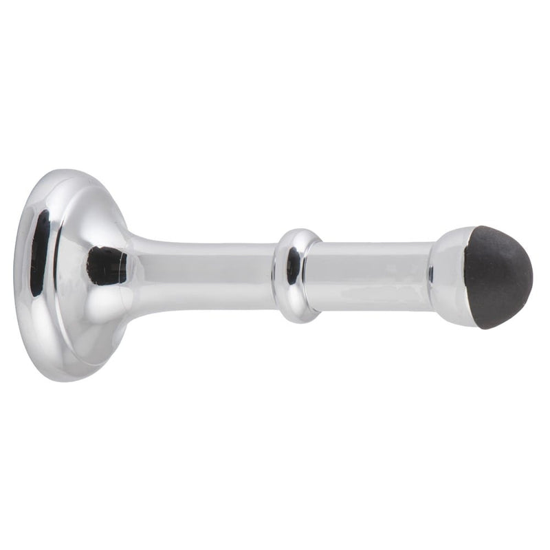 Door Stop Concealed Fix Large Chrome Plated D43xP100mm
