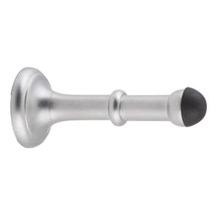 Door Stop Concealed Fix Large Satin Chrome D43xP100mm