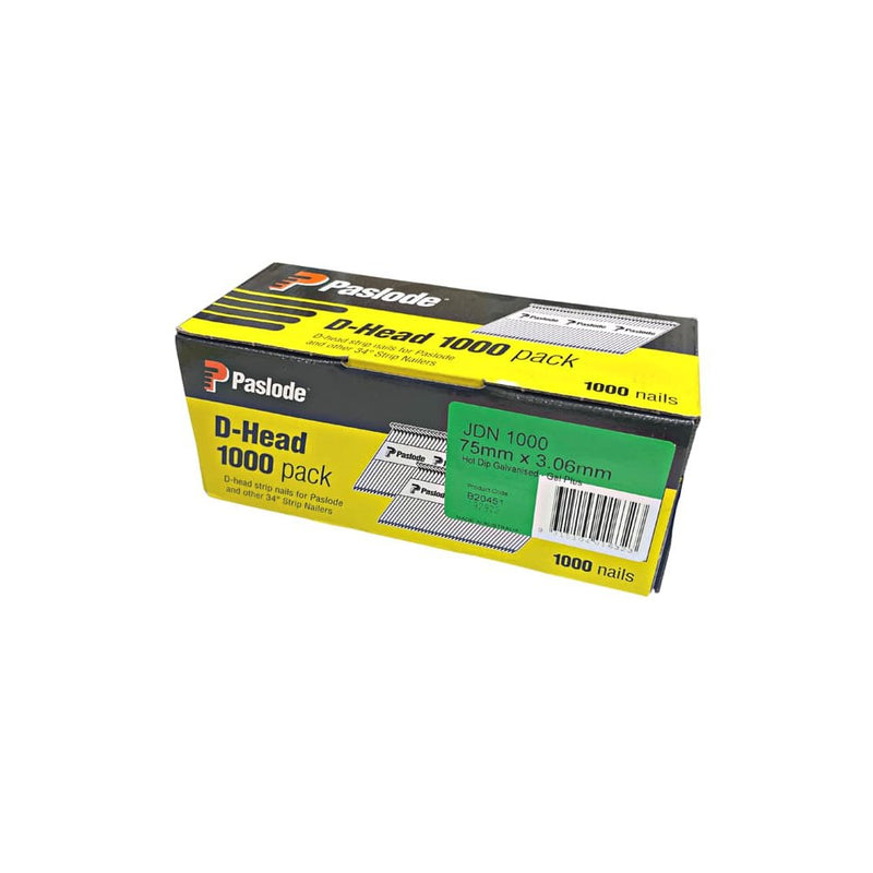 Framing Nail Gal 75x3.06 Pk1000 Paslode