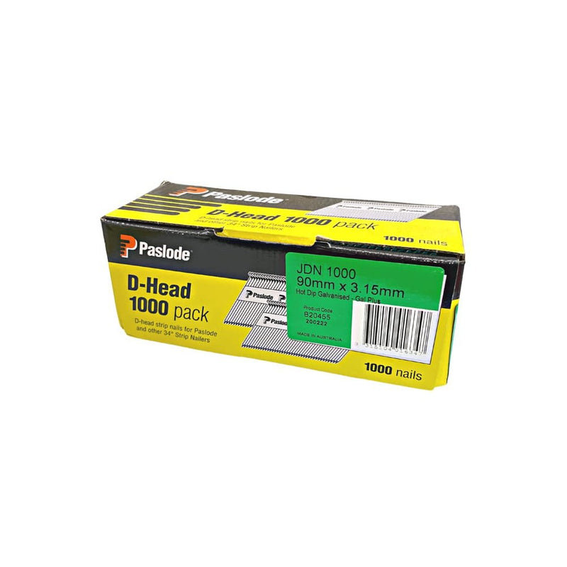 Framing Nail Gal 90x3.06 Pk1000 Paslode