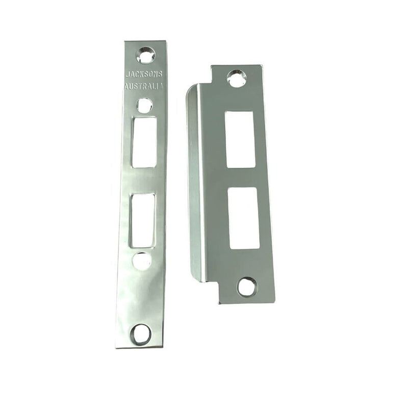 Jackson's Lock Plate Kit Only Plain Polished Chrome