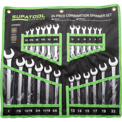 Combination Spanner Set 24 Piece Supatool Premium