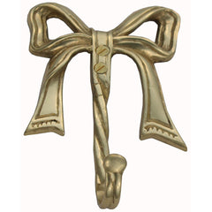 Robe Hook Brass Bow