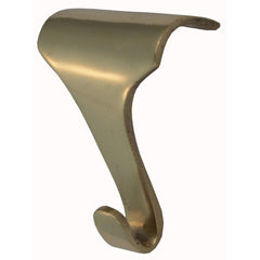 Picture Rail Hook Polished Brass