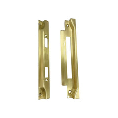 Jackson's Lock Plate Kit Rebated Long Polished Brass